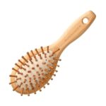 Щетка для волос массажная из бамбука малая ID1008 - 4