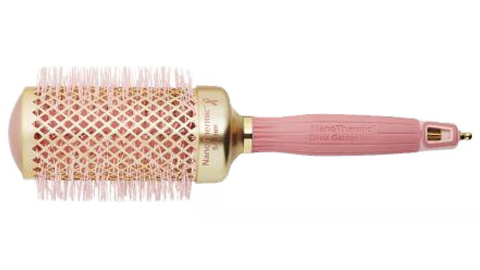 Термобрашинг для укладки волос Ceramic + ion NanoThermic 54мм розовое золото - 1