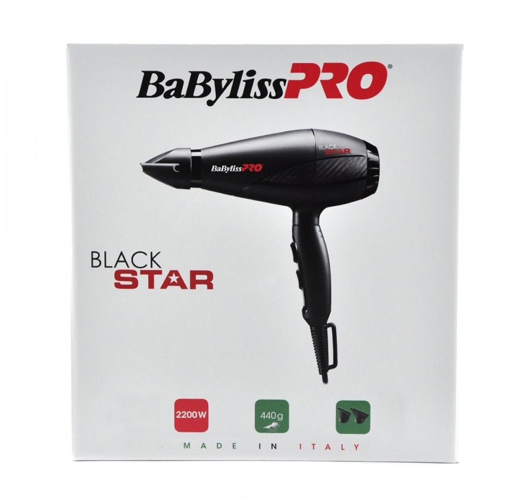 Фен BaByliss PRO Black Star 2000Вт арт. BAB6200E - 5