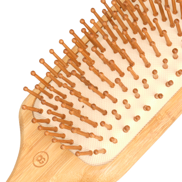 Щетка для волос массажная из бамбука большая ID1011 - 3