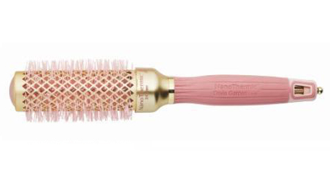 Термобрашинг для укладки волос Ceramic + ion NanoThermic 34мм розовое золото - 1